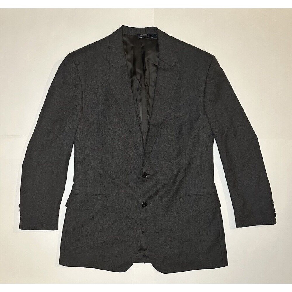 Polo Ralph Lauren Blazer Men’s 42L Wool Gray Two Button Sports Coat Classic READ